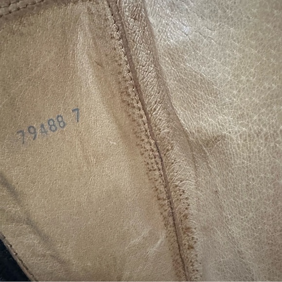 J Crew Riding Style Boots Black Leather US Size 7 - Picture 9 of 11